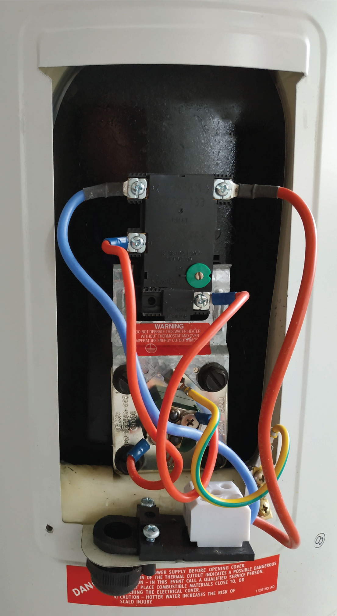 Rheem Hot Water Temp Setting Reset